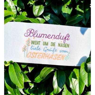 Stickdatei Spruch Ostern