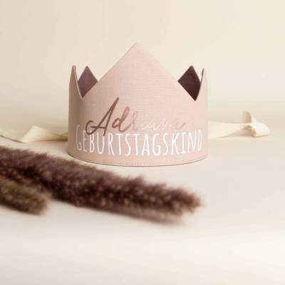 Geburtstagskrone nähen: Schnittmuster für Kinder & Erwachsene