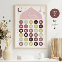 Ramadan Kalender | Druckvorlage im PDF & PNG Format Bild 1