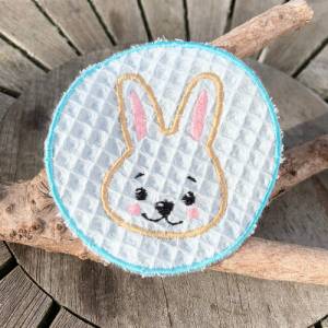Stickdatei Applikation Hase 2 10x10 cm Applikation Osterhase Ostern Bild 4