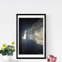 Lokführerstand unter Dampf, Industrie, Eisenbahn, Foto, Kunst, Digitaler Download Datei für 30 x 20 cm Bild 3