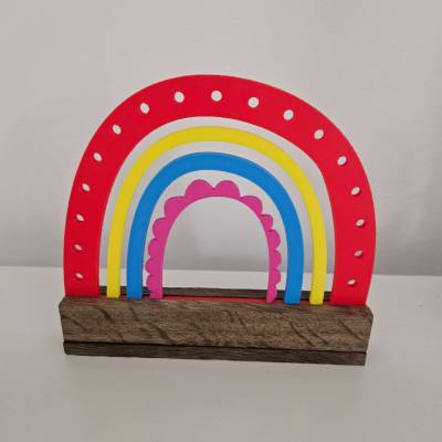 Aufsteller Regenbogen bunt
