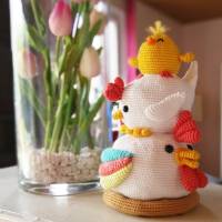 Hühner-Haufen - Türstopper - Häkelanleitung Bild 2