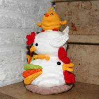 Hühner-Haufen - Türstopper - Häkelanleitung Bild 3