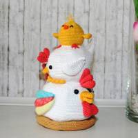 Hühner-Haufen - Türstopper - Häkelanleitung Bild 4