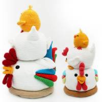 Hühner-Haufen - Türstopper - Häkelanleitung Bild 5