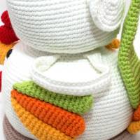 Hühner-Haufen - Türstopper - Häkelanleitung Bild 6