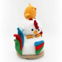 Hühner-Haufen - Türstopper - Häkelanleitung Bild 7