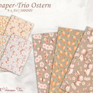 Dezent Und Schön - Digipapier | Ostern Bild 1