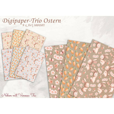 Dezent Und Schön - Digipapier | Ostern