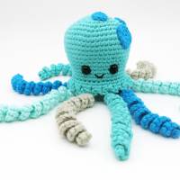 Kleiner Tintenfisch, Oktopus - Greifling - Häkelanleitung Bild 4