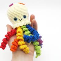 Kleiner Tintenfisch, Oktopus - Greifling - Häkelanleitung Bild 6