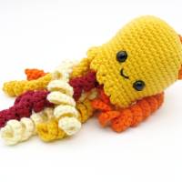 Kleiner Tintenfisch, Oktopus - Greifling - Häkelanleitung Bild 7