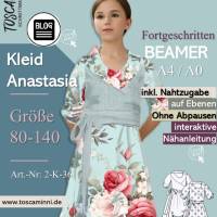 Schnittmuster Kinderkleid Anastasia Gr. 80 -140 Nähanleitung Bild 2