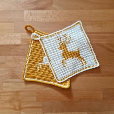 Häkelanleitung Topflappen 