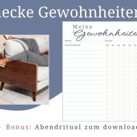 Selbstfürsorge Planer Set zum ausdrucken | Selbstfürsorge Journal | Selbstentwicklung Planer Set | Gewohnheiten Tracker Bild 7