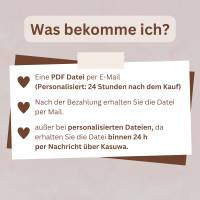 Geldgeschenk Jugendweihe PDF | Geschenk zur Jugendweihe für Mädchen und Jungen | DIY Geld-Karte Bild 5