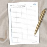 Schlaftracker Bundle | 3 Farben | A4 PDF zum Ausdrucken | Schlafqualität, Stunden & Akku bewerten | Wochenübersicht Bild 2