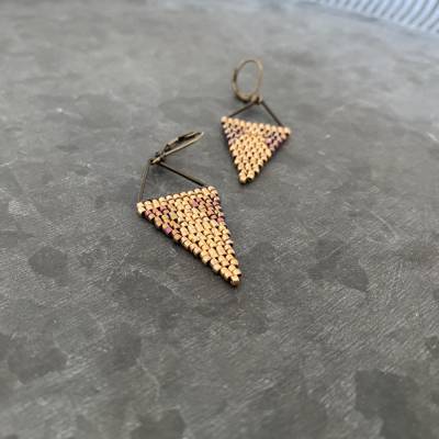 Ohrhänger  • Handarbeit, leicht, angenehm zu tragen, Messing, feminin, Boho, Ethno, Bohostyle, Ethnochic