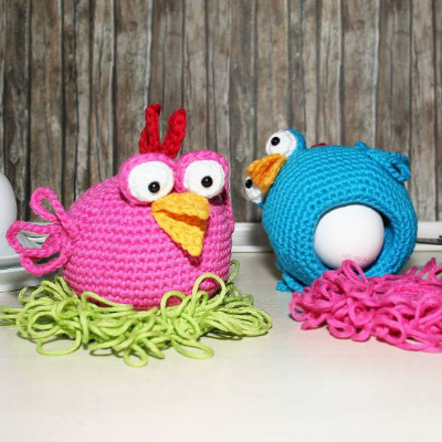 Eierwärmer, Ei-Hocker - Hühner - Häkelanleitung