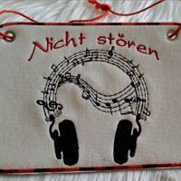 Noten Kopfhörer 13*18cm Bild 9