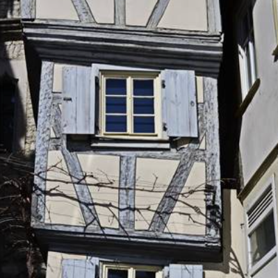 Fachwerkhaus im Malerviertel in der Region südliches Mainfranken, Natur, Foto, Kunst, Digitaler Download Datei für 