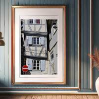Fachwerkhaus im Malerviertel in der Region südliches Mainfranken, Natur, Foto, Kunst, Digitaler Download Datei für Bild 2