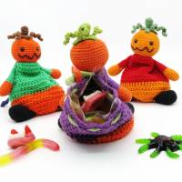 Zugbeutel Kürbis - Häkelanleitung Bild 5