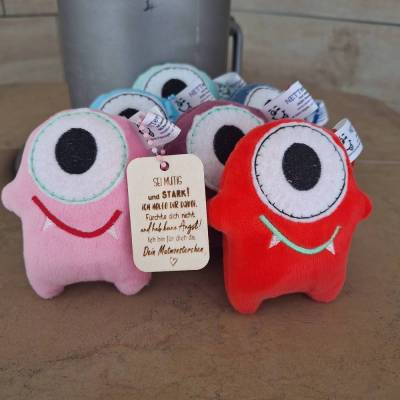 Mutmonsterchen, Glücksbringer, kleiner Taschenfreund!