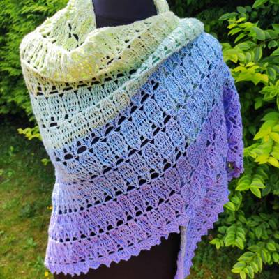 Häkelanleitung Häkeln Schultertuch Anleitung zum Häkeln Lanze