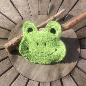 SpülPad Frosch Stickdatei ITH 13x18 cm Spüllappen Spültuch Waschlappen Bild 2