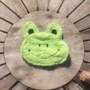 SpülPad Frosch Stickdatei ITH 13x18 cm Spüllappen Spültuch Waschlappen Bild 3