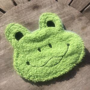 SpülPad Frosch Stickdatei ITH 13x18 cm Spüllappen Spültuch Waschlappen Bild 4