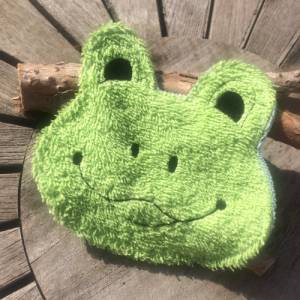 SpülPad Frosch Stickdatei ITH 13x18 cm Spüllappen Spültuch Waschlappen Bild 6