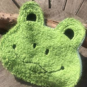 SpülPad Frosch Stickdatei ITH 13x18 cm Spüllappen Spültuch Waschlappen Bild 7