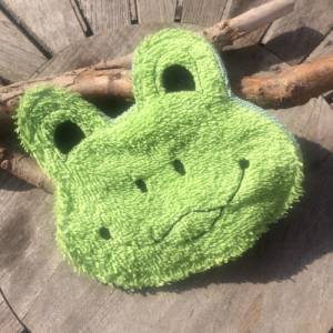 SpülPad Frosch Stickdatei ITH 13x18 cm Spüllappen Spültuch Waschlappen Bild 9