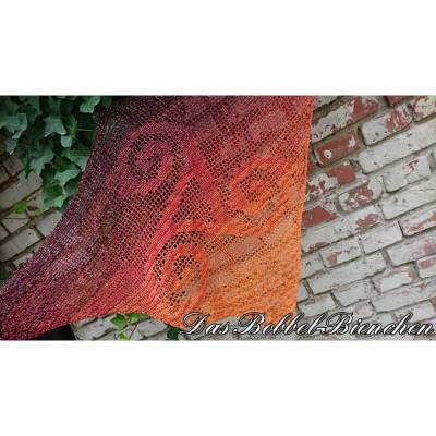 Häkelanleitung Anleitung zum Häkeln Dreieckstuch Motivtuch 
