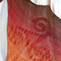 Häkelanleitung Anleitung zum Häkeln Dreieckstuch Motivtuch 