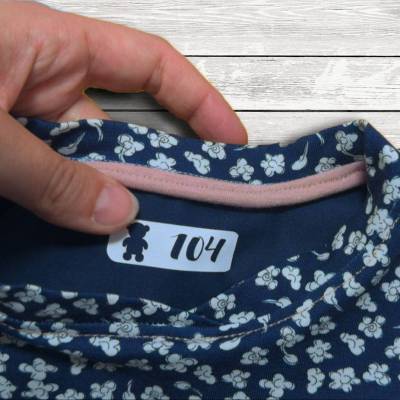 Plotterdatei Größenlabel Teddy