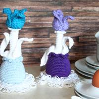 Eierwärmer, Ei-Hocker - Tulpe - Häkelanleitung Bild 4