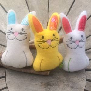 Hase Stickdatei  ITH 13x18 Osterstickdatei Ostern ITH  Hasenliebe Osternest Kleinigkeit Bild 3