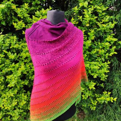 Strickanleitung Dreieckestuch 