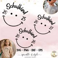 Plotterdatei Schulkind, Plotterdatei Einschulung, svg, Einschulung svg Schulstart, Schulanfang Sprüche - Cricut, Clipart Bild 1