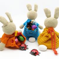 Zugbeutel Häschen - Häkelanleitung Bild 3