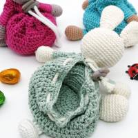 Zugbeutel Häschen - Häkelanleitung Bild 4