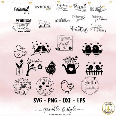 Plotterdatei Ostern, Frohe Ostern, Laserdatei Ostern, Cricut, Osterhase png, Frühling PNG, Clipart Hase svg