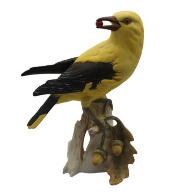 Goebel Pirol - Vogel des Jahres 1990 - handgemalt