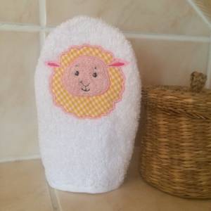 Schaf-Waschlappen Stickdatei  ITH 13x18 Bauernhof Hof Tiere Bild 4