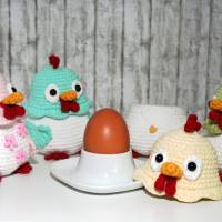 Eierwärmer - Huhn - Häkelanleitung Bild 8