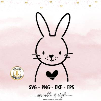 Plotterdatei Ostern, Frohe Ostern, Laserdatei Ostern, Cricut, Osterhase png, Frühling PNG, Clipart Hase dxf, eps